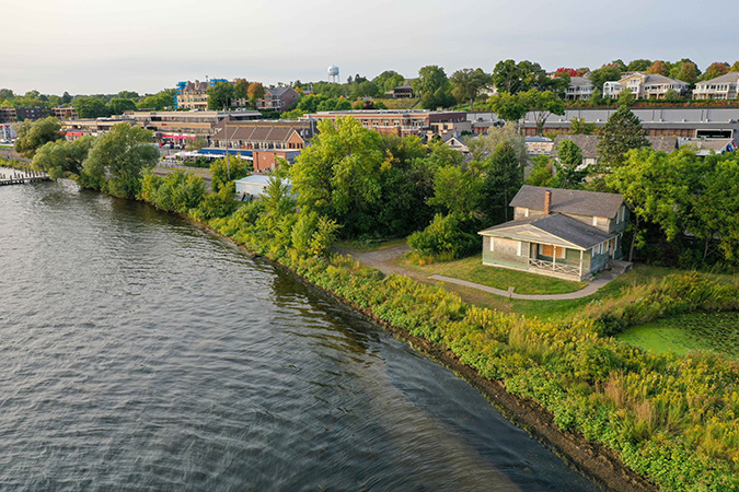 Photo Courtesy of Wayzata Conservancy: Section foreman’s house and future Eco Park